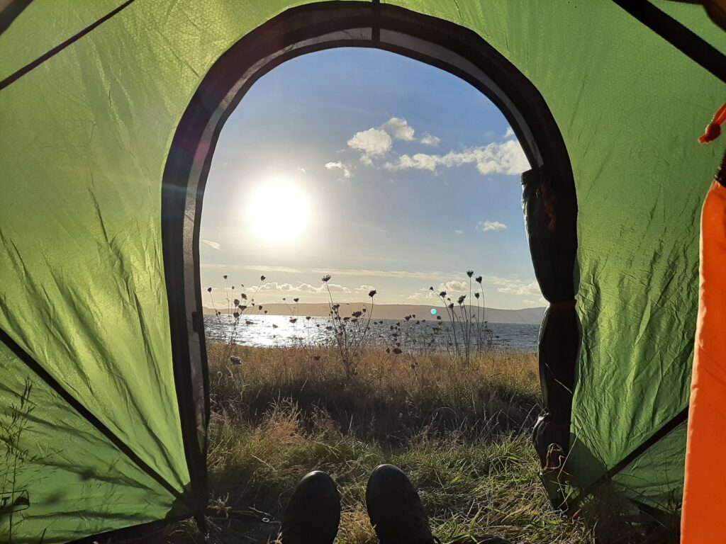 wild camping on Arran