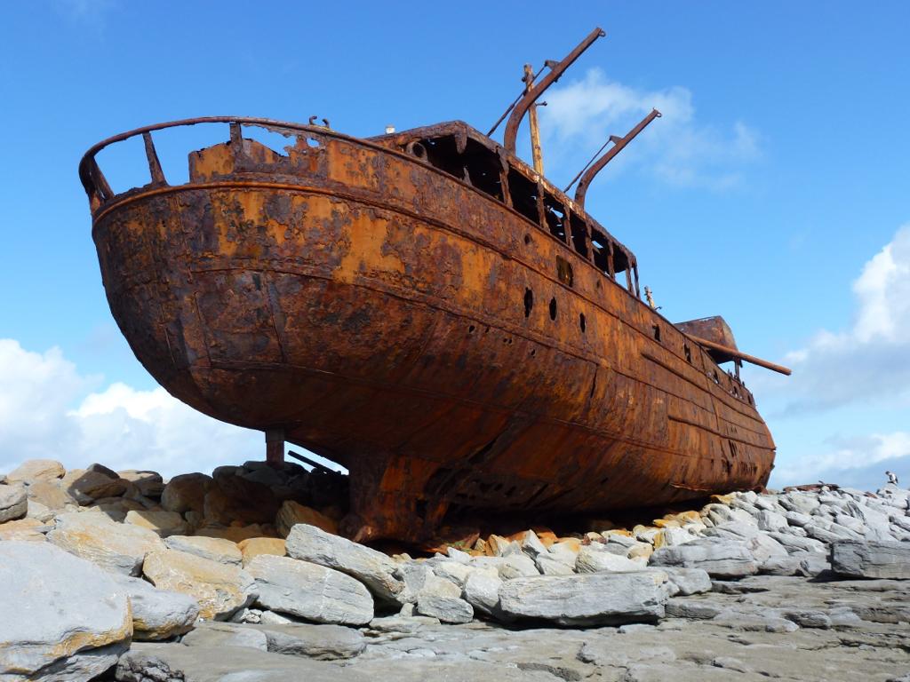 Plassey shipwrech Inisheer Aran Islands